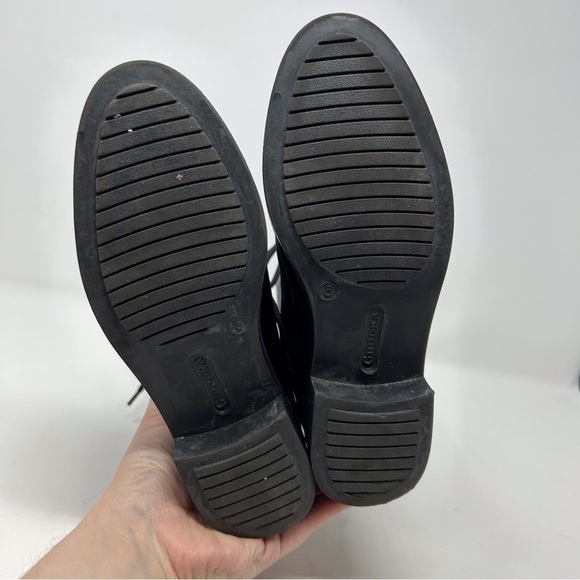 Chooka Darren Black Rubber Riding Lace-Up Rain Boots Size 5 - Picture 10 of 14